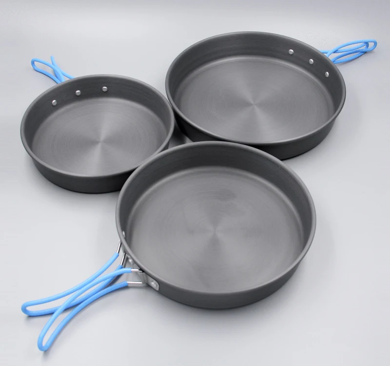 APG juego de cubiertos ultraligeros cocina de picnic y vajilla portátil sartén de camping