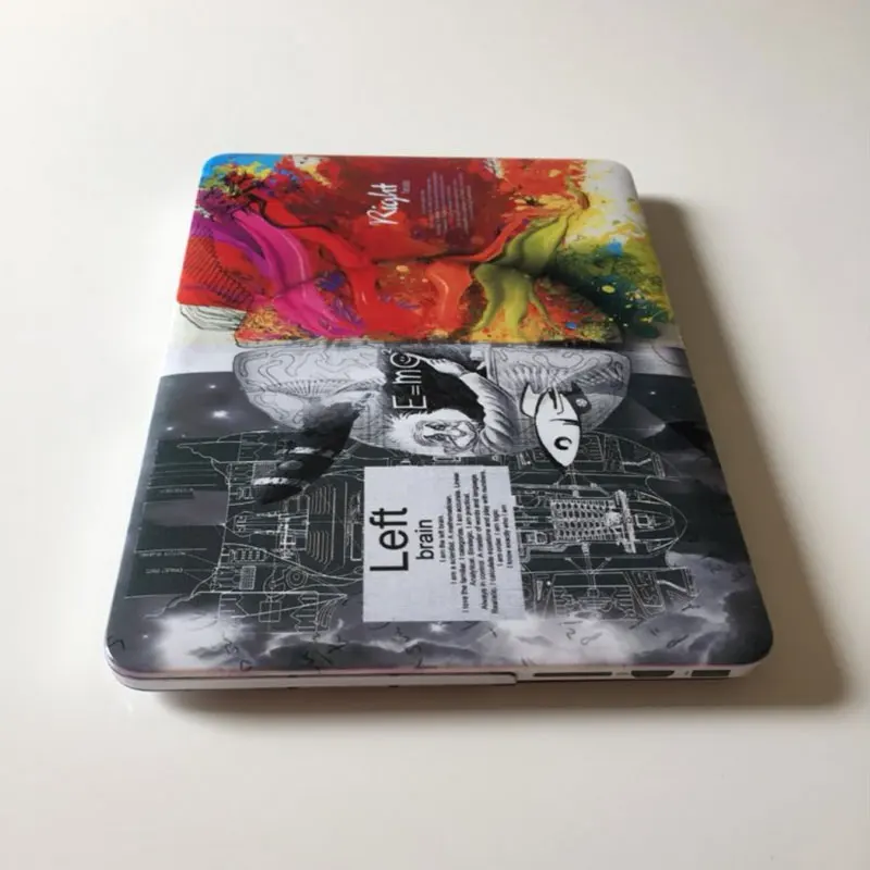 Sykiila for Macbook Air 13 inch 11 Case Brain Art Print Cover Pro 13 15 12 Retina Shell Screen Keyboard Protector Touch Bar