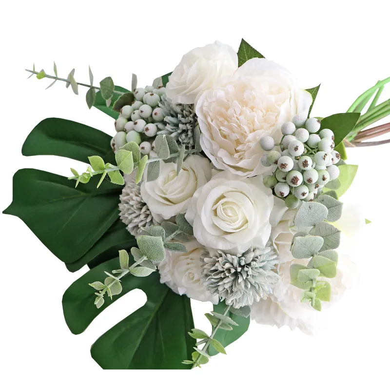 искусственные цветы fleurs artificielles для декора Ручной моделирования розы гортензии
