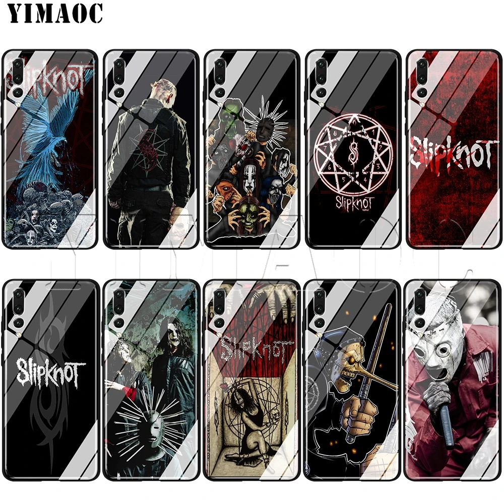 Стеклянный чехол YIMAOC Slipknot клоун Кори Тейлор для Huawei Honor Mate 7A 8X 9 P10 20 30 Y6 Y9 P smart lite Pro