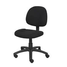 Офисное кресло Delux из ткани с низкой спинкой, офисная мебель, компьютерный стол, вращающееся на 360 градусов, современные рабочие кресла