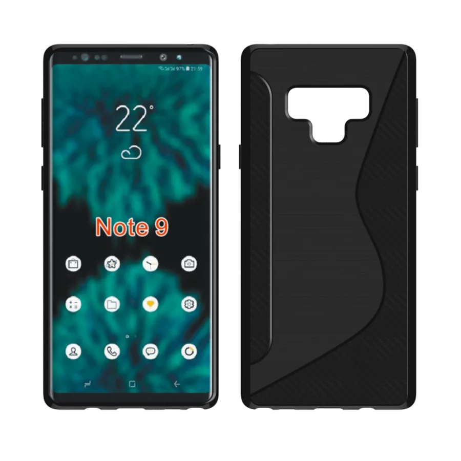 Cover In Silicone Per Samsung Galaxy Note 9 - Design Blue Galaxy, Morbida, Protettiva E Confortevole - Foto 4