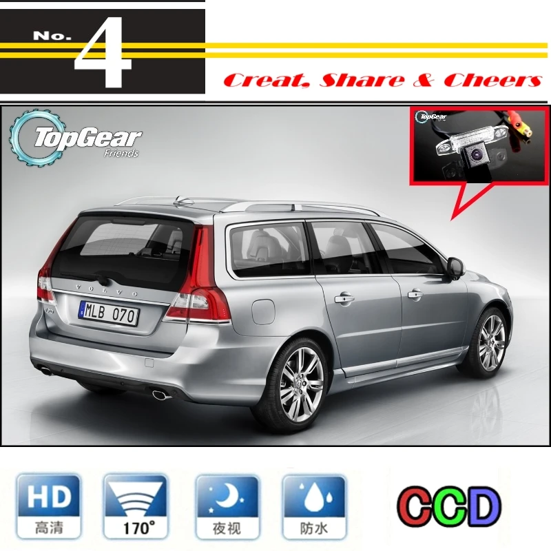 LiisleeFor Volvo V70 XC 70 XC70 Автомобильная камера высокого качества заднего вида PAL или NTSC |