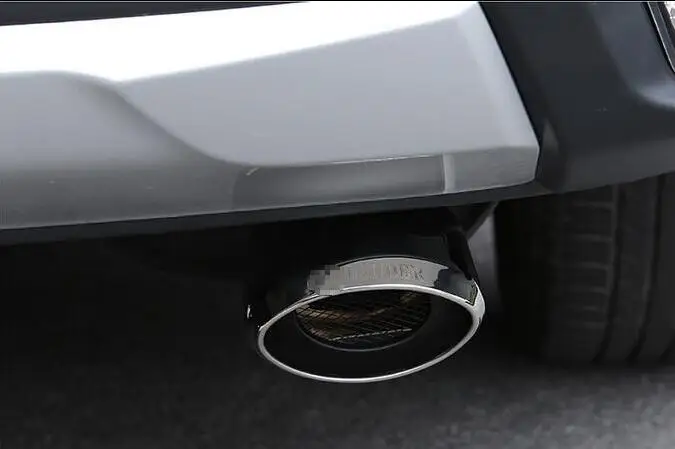 Автомобильный наконечник выхлопной трубы глушитель для mitsubishi outlander 2013-, нержавеющая сталь, автомобильные аксессуары