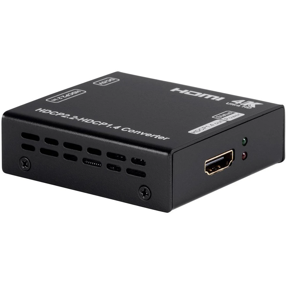 HDCP конвертер UHD HDMI 2,0 HDCP 2,2 в HDCP 1,4 конвертер с адаптером питания