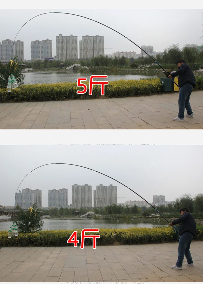 Vara de Pesca Telescópica de Fibra de Carbono Taiwan Ultra-light Carpa Pesca Super Duro Mão Rod B064 19tonal 3.6 M-10 m 17 Cheap Varas de pescar