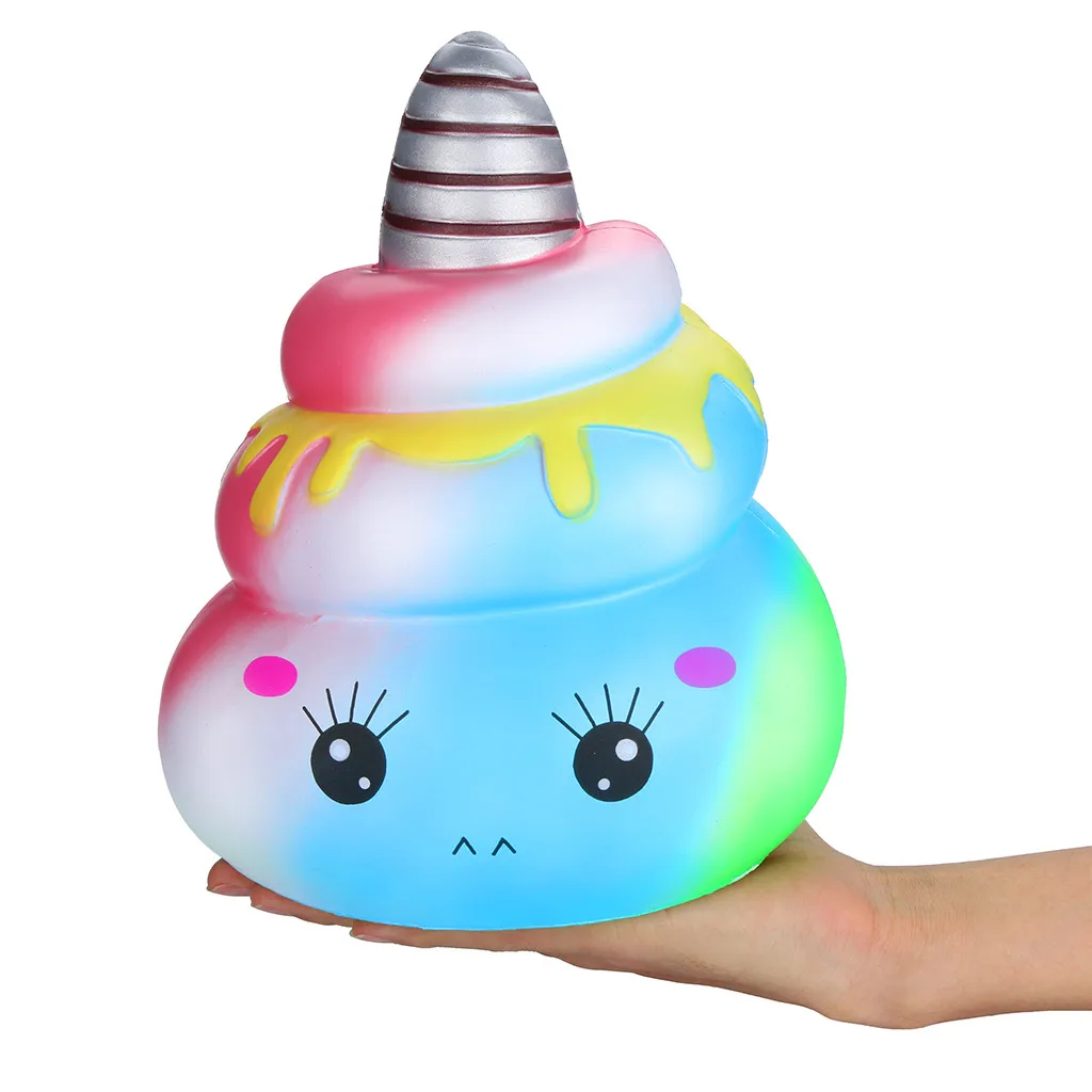 Squishies Kawaii игрушка Jumbo Unicornor Poo медленный растущий крем ароматический стресс sguishy Relief poo squishy mini anti-Stress squash