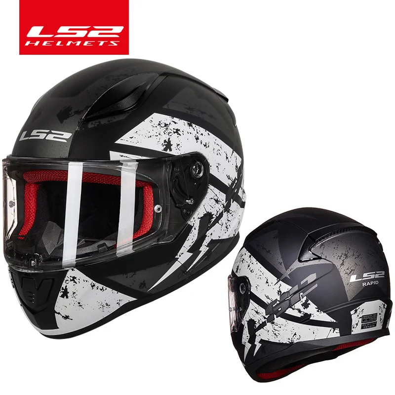 LS2 быстрое полное лицо moto rcycle шлем ABS безопасная структура шлем moto LS2 FF353 capacete уличные гоночные шлемы ECE Сертификация