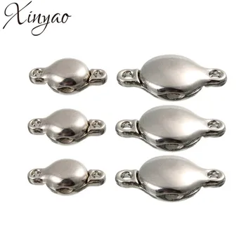 

XINYAO 10pcs/lot Strong Magnetic Clasps Fit Leather Bracelets Rhodium Color End Clasps Connectors For Diy Jewelry Making F5451