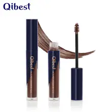 Qibest карандаш для бровей Макияж гель из хны 2 цвета черный