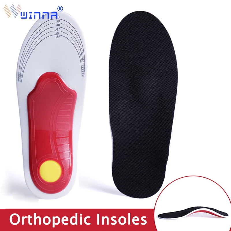 

Breathable EVA Orthotic Insoles Unisex Arch Support Insoles for Flat Feet Orthopedic Pad for Plantar Fasciitis Health Foot Care