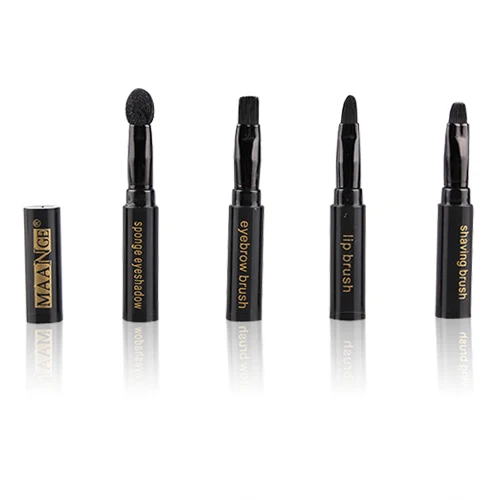 4 Pcs Black Professional Makeup Cosmetic Tool Foundation Eyeshadow Eyeliner font b Lip b font Brushes