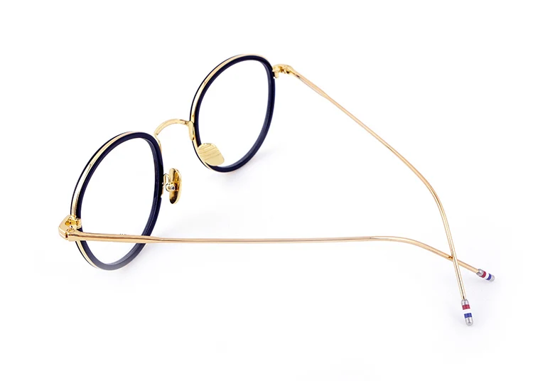 Модные Винтажные женские и мужские очки, оправа от бренда Tom, классические круглые очки по рецепту, оправа для женских очков