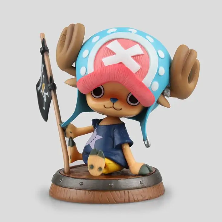 

Anime One Piece Tony Tony Chopper Pirates Of The Flag Action Figure Collection Toys Model Gift With Box 10cm