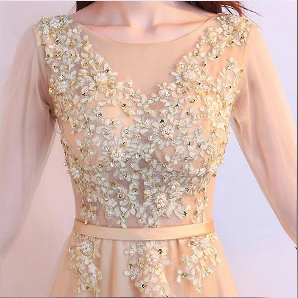 ZJ7003 Evening Gowns Sweetheart Gold Sequins Tulle Evening Dresses Long 2018 Best Selling Size 4 6 8 10 12 14 16 18 20 22 24 26