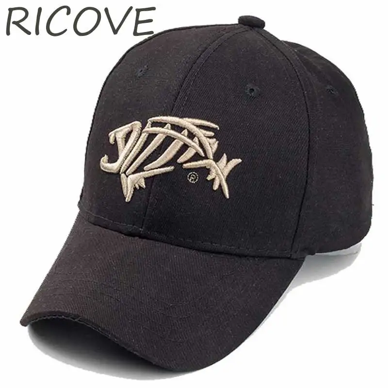 designer black baseball cap