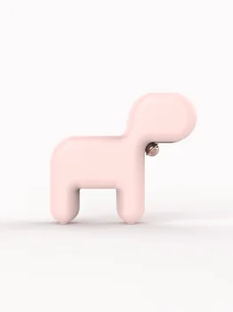 

[Seven Neon]portable mini size pink/white rechargable cute dog shape led Light Led Children toy gift led Night light