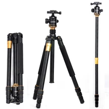 Paquete de viaje portátil q-999 pro trípode de cámara RÉFLEX Q999 fotografía digital trípode + Cabeza De La Bola Al Por Mayor envío gratuito