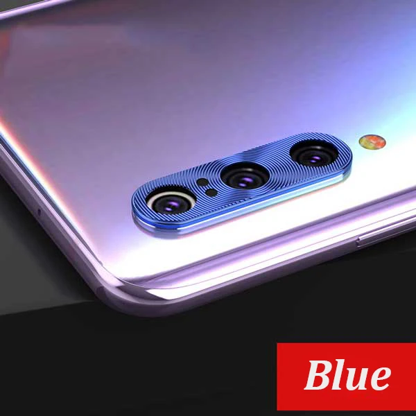 Защитный чехол для объектива камеры для Xiao mi Red mi Note 7 K20 Pro mi 9t 9 SE mi 9 Metal Bumer on Red mi K20 защитная рамка для камеры - Цвет: Синий