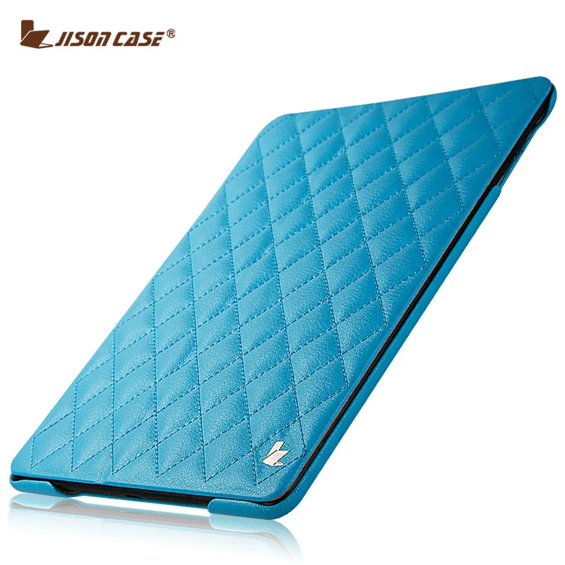 Jisoncase Luxury Faux Leather Case For iPad Air 1 2 Auto Wake up Smart