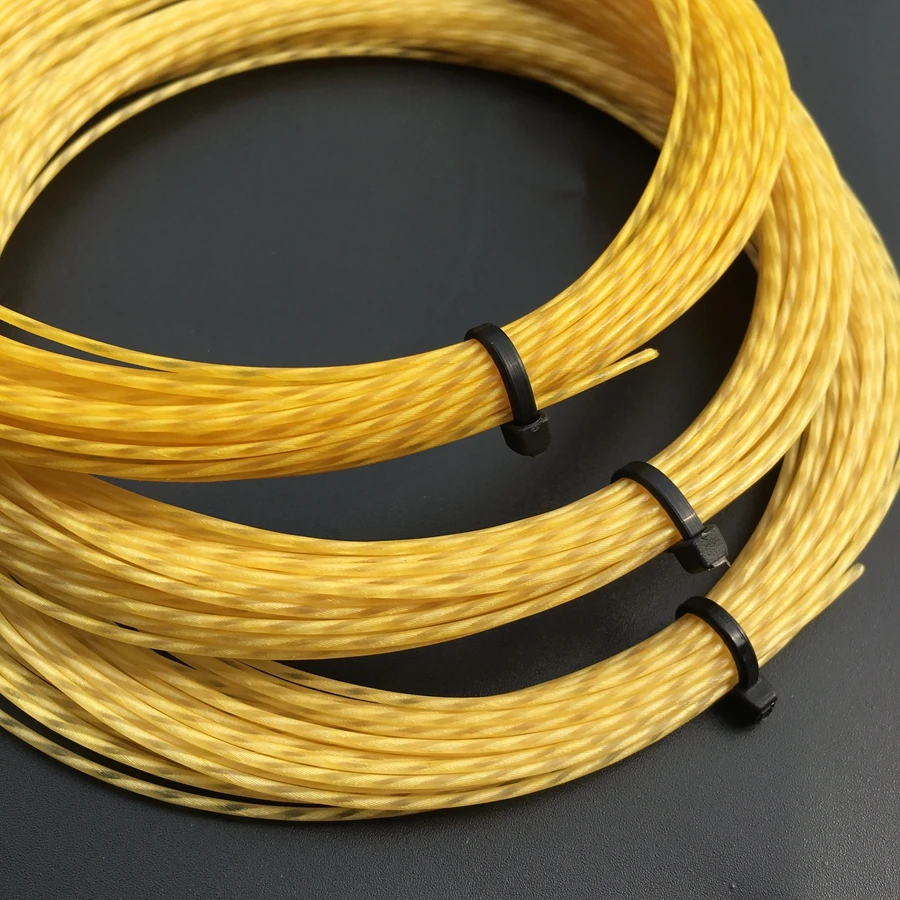 

ZARSIA 10pcs Taiwan quality multifilament tennis string 1.30mm soft feeling tennis rackets string 1050K2
