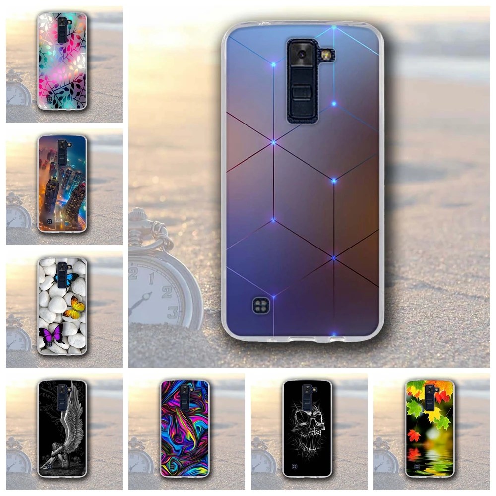

Luxury Silicone Case For LG K8 K350N K350DS LTE K350E Escape 3 K373 Phoenix 2 Soft Silicon Back Cover Case For LG K8 K 8 Cover
