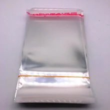 Sacs en Poly refermables, sacs en plastique transparents, auto-adhésifs, pour la fabrication de bijoux, 6x100x11,8x11,9x13,10x14cm, 15,12 pièces