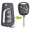 KEYECU a 433,92 MHz 4D67 Chip 89071-05010 actualizado plegable 3 Botón de mando a distancia de coche TOY43 hoja para Toyota Avensis ► Foto 2/3