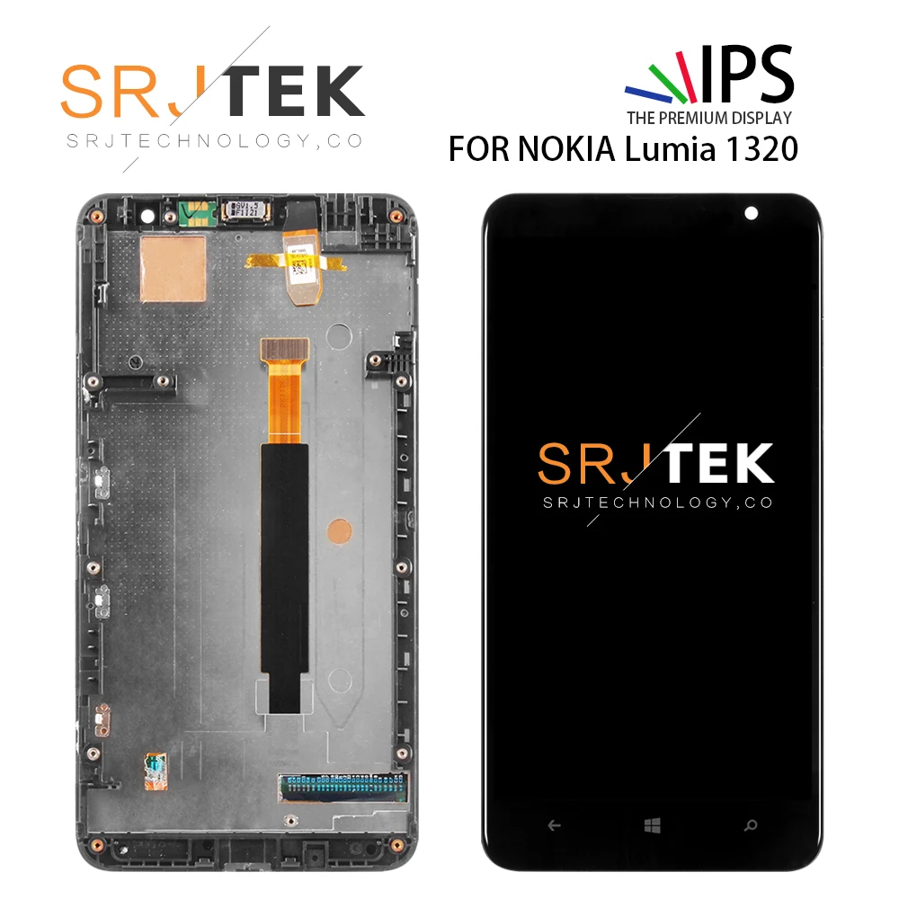 

Tested 6.0'' 1280x720 LCD For NOKIA Lumia 1320 Display Touch Screen For NOKIA 1320 Display Digitizer Replacement