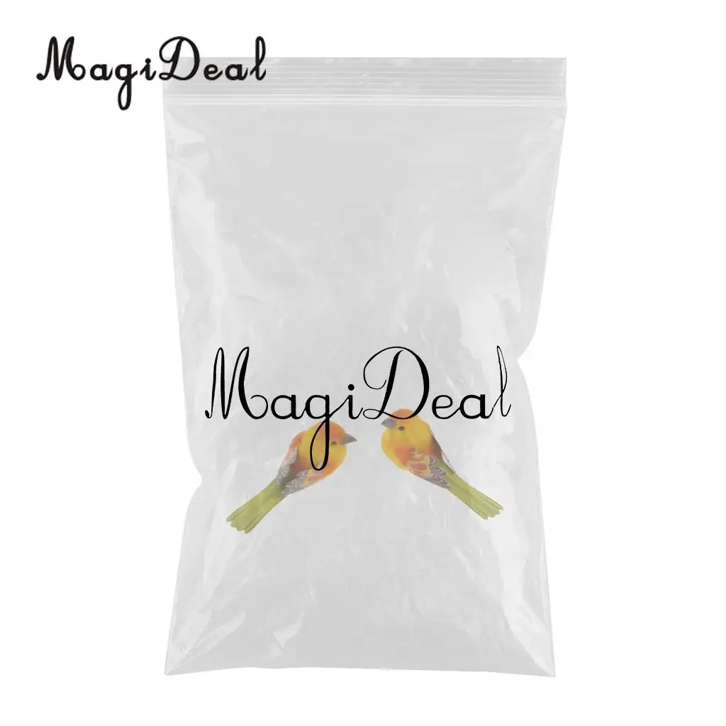 MagiDeal 2pcs Artificial Realistic Decor Fake Bird Simulation Home Ornament Bird