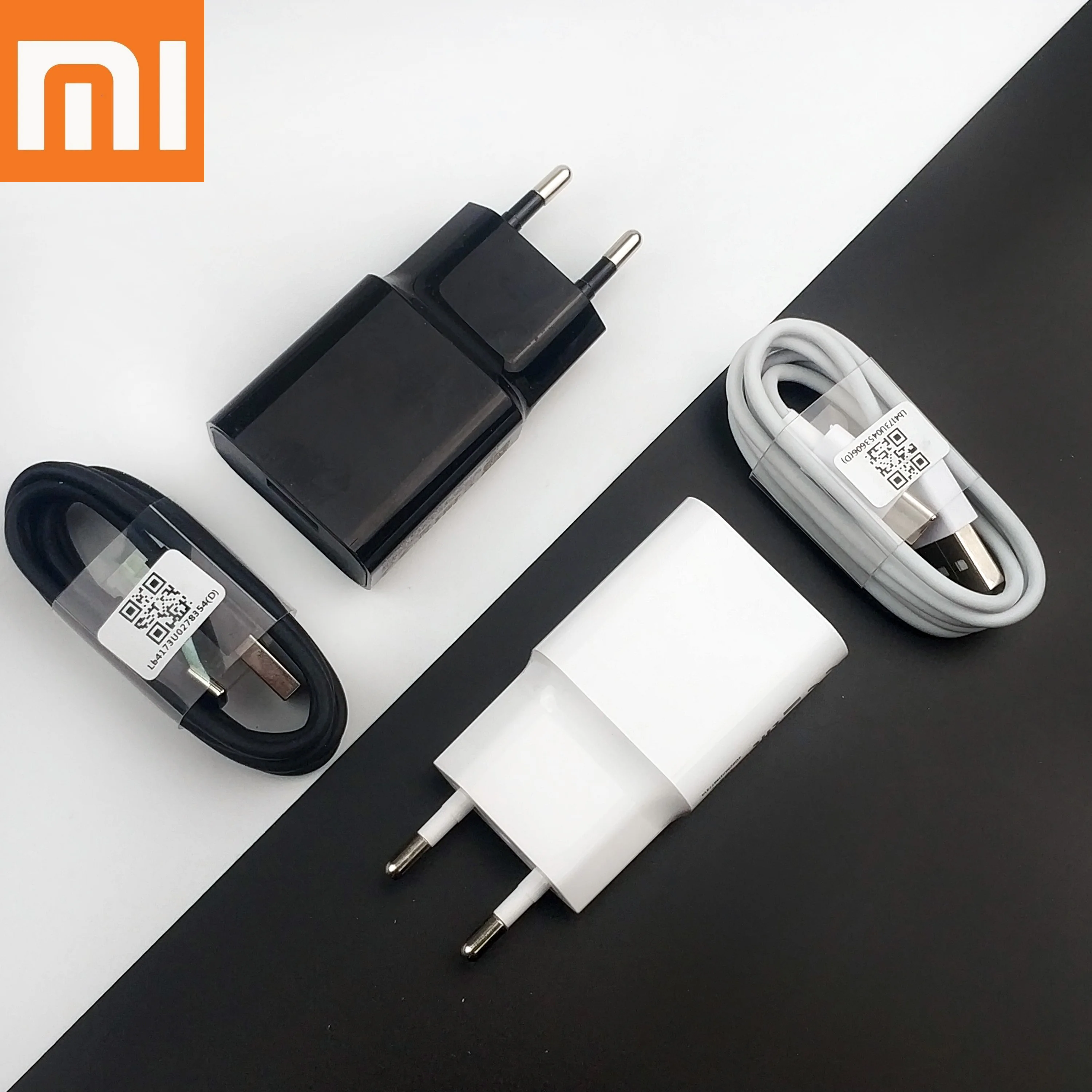 

xiaomi Mi Pocophone f1 f2 fast charger original QC3.0 12V/1.5A EU wall Usb type-c c Cable For Mi A2 A1 Mix 3 2s Max 3 Mi 9 8 6 5