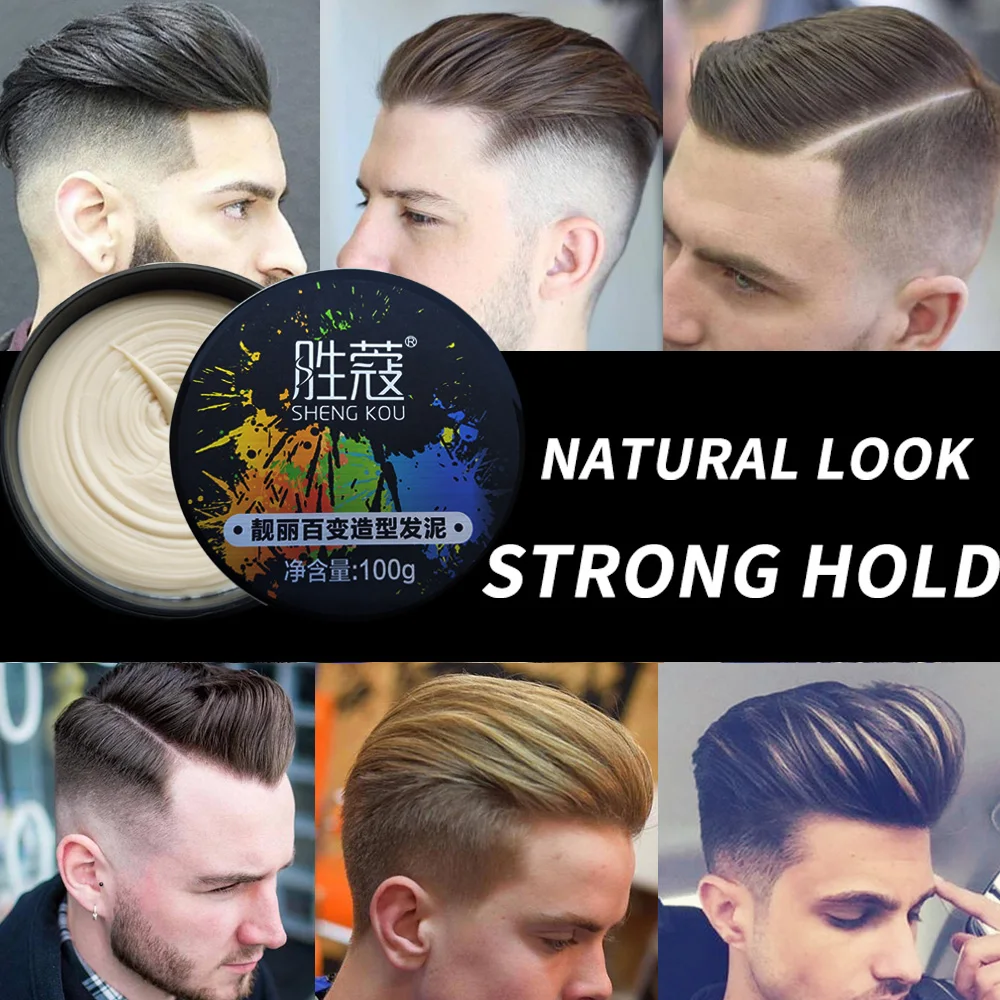 Long Lasting Dry Stereotypes Type Hair Clay New Matte Finish Hair