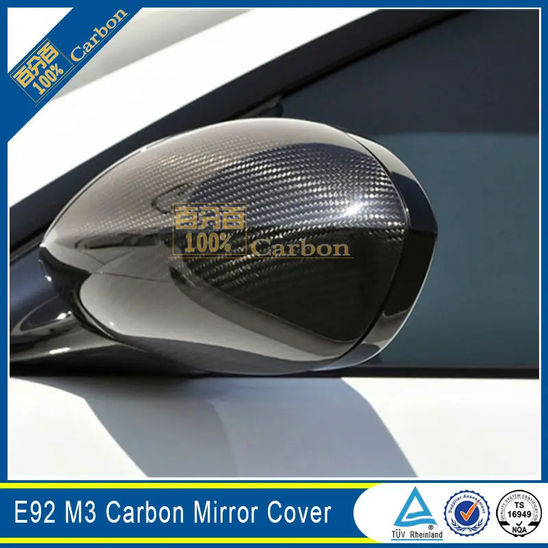 E92 M3 Style carbon fiber Mirror Cover For BMW E92 m3 Style side mirror covers replacementin