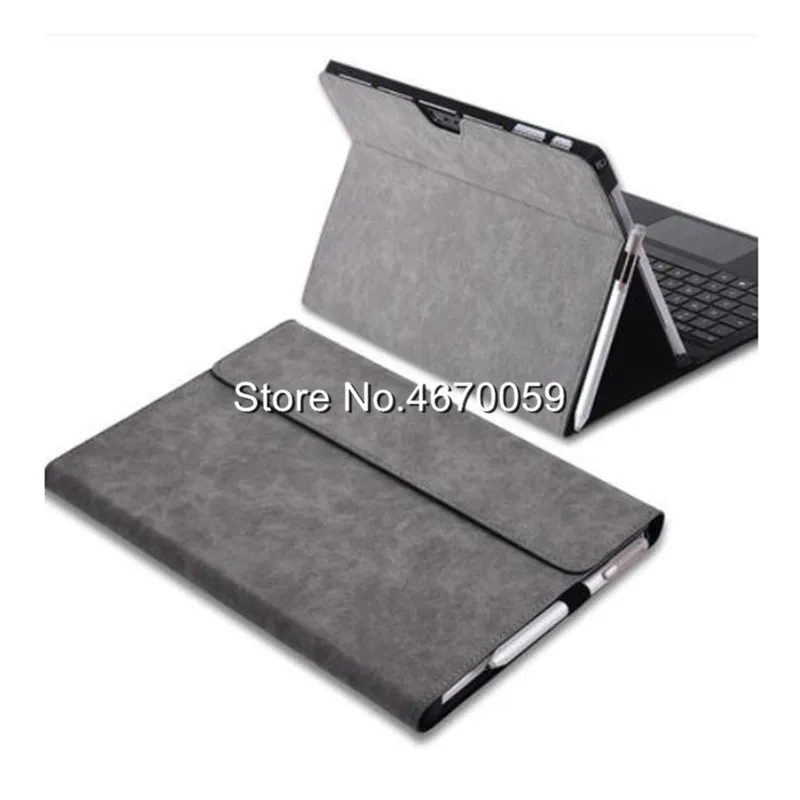 

New Fashion Business 12.3" Stand Sleeve Case Cover For Microsoft Surface Pro 4 Pro 5 Pro 6 Tablet Protective Case