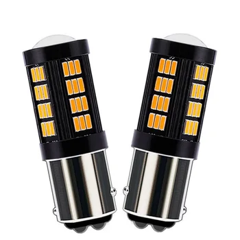 

2pcs 1157 P21/5W BAY15D 66 LED Car Brake Light Turn Signal Motor Tail Bulb Daytime Running Light White Red Orange Amber