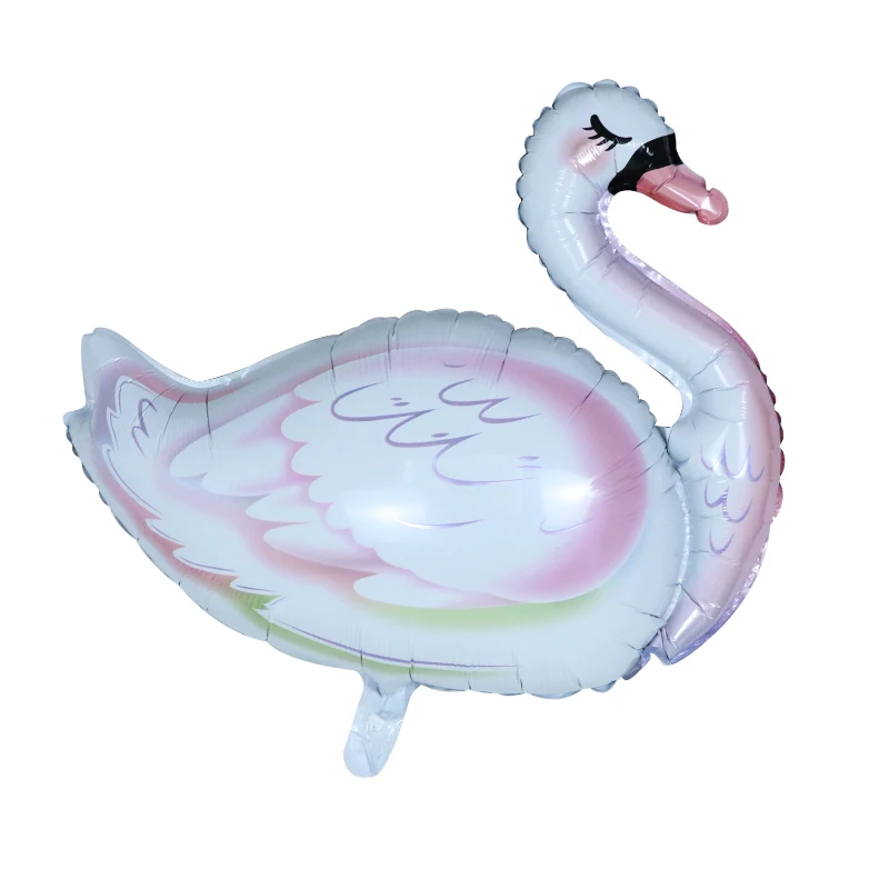 

1pc Big white swan balloon happy Birthday Party Decorations kids toys baby shower girl animals air globos cumpleanos infantiles
