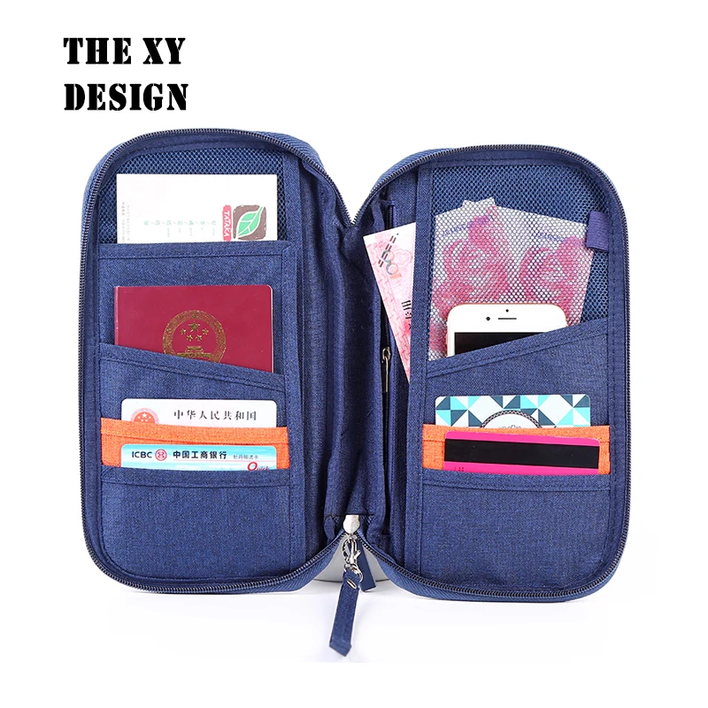 The xy design Travel Passport Holder Case Multifunction Credit Card