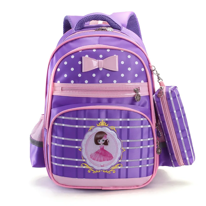 

Children Schoolbags for Girls Cartoon Bookbags Kids Orthopedic Waterproof Primary Escolar Backpack Satchel Mochila Infantil Zip