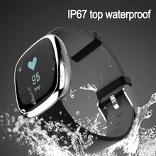 Гестия Водонепроницаемый Bluetooth P2 сердечного ритма крови Давление Sleep Monitor Спорт фитнес трекер часы Smart Band шагомер