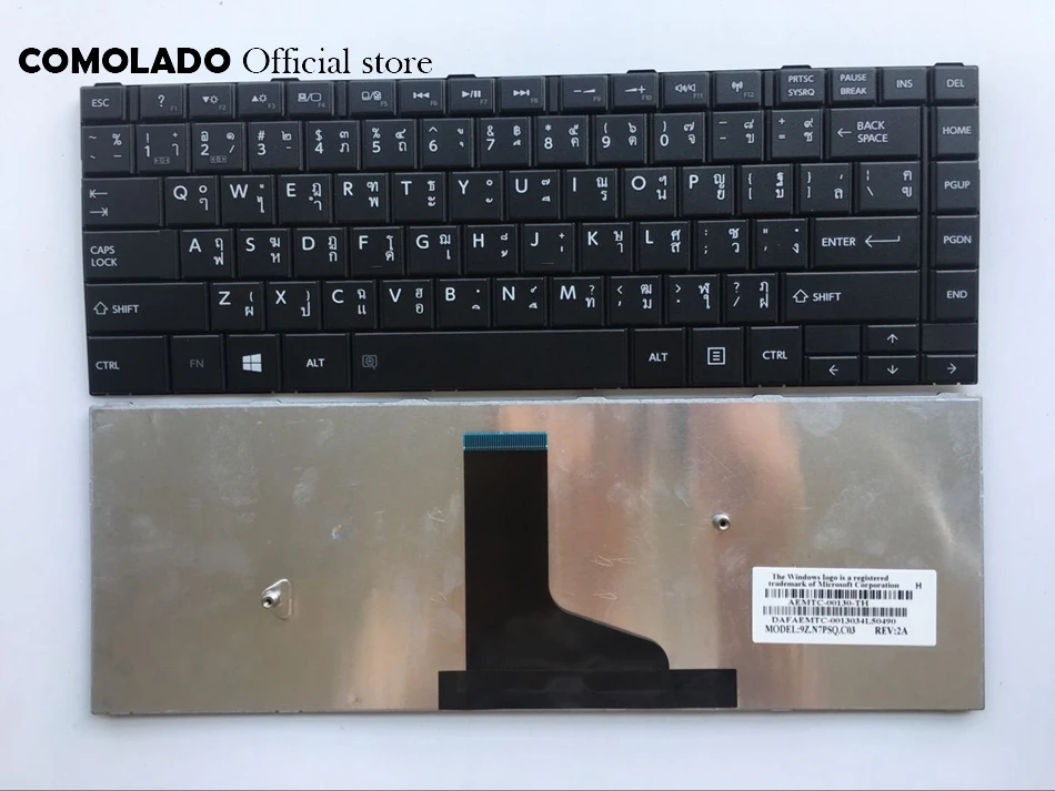 TI Thailand Клавиатура для ноутбука Toshiba Satellite C40 C40D-A C45-A черная клавиатура Layout |