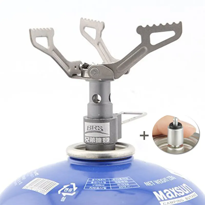 

BRS-3000T Mini Titanium Camping Stove 2700W Cooker Outdoor Stove Gas Burners Gas Stove Picnic Ultralight Foldable