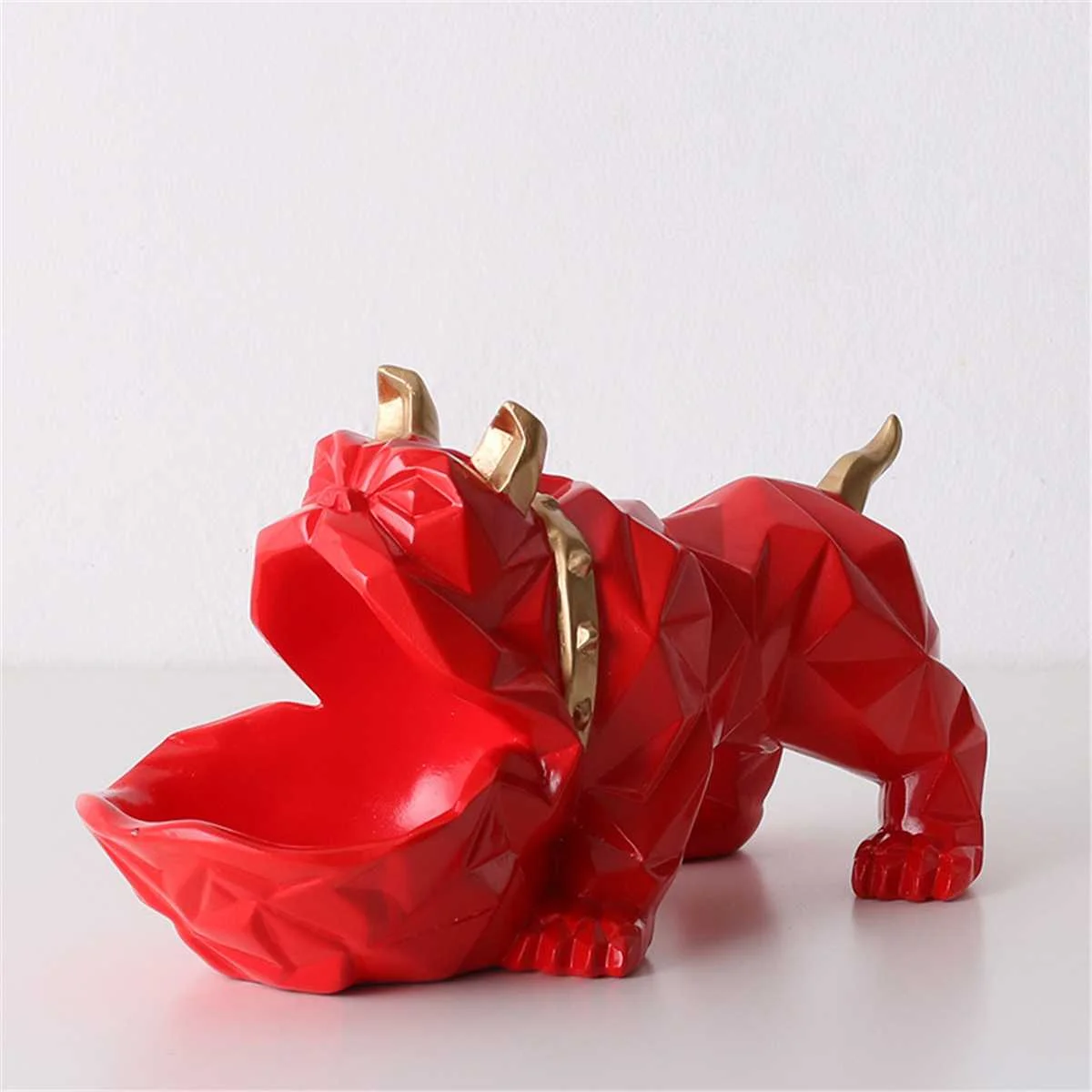 Creatives Bulldogs Украшение коробки для конфет Lucky Dog Creatives вход консилер диск дверь обувного шкафа ключ коробка для хранения лучший подарок - Цвет: Красный