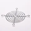 Ventilador con cubierta de Metal plateado para ordenador, 80mm, cromado, Protector de mano para PC, ventilador, parrilla, Protector de dedo, cubierta protectora de seguridad ► Foto 2/6