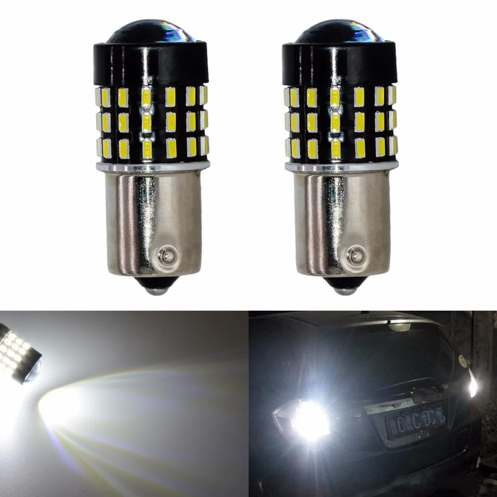 2pcs Led Car Brake Turn Signal Light 3014 54 SMD 1156 BA15S P21W 1157