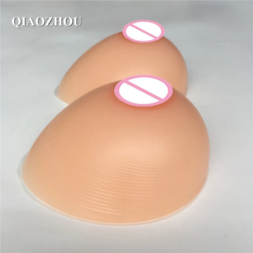 

1600g/pair EE cup silicone breast forms for transgender and crossdressing realistic fake boobs
