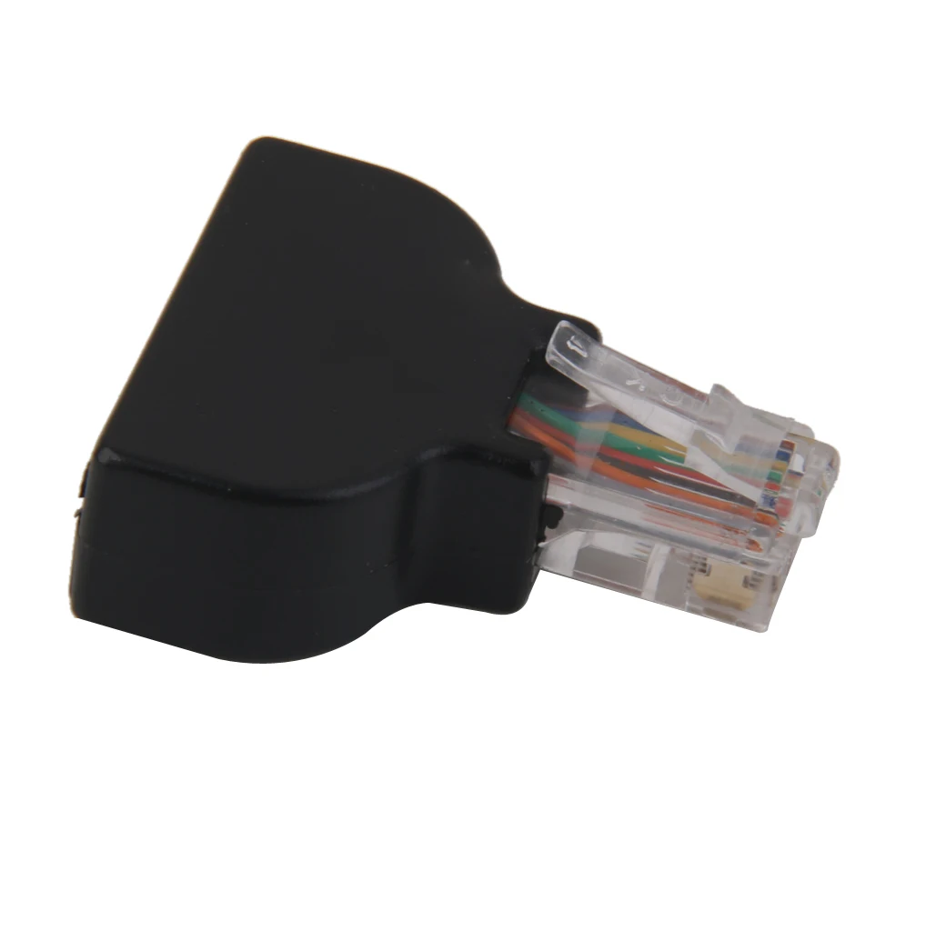 RJ45 Male Plug to AV 8 Pin Screw Terminal Adapter Block ADAPTER Converter Block Plug for CCTV Camera Accessory
