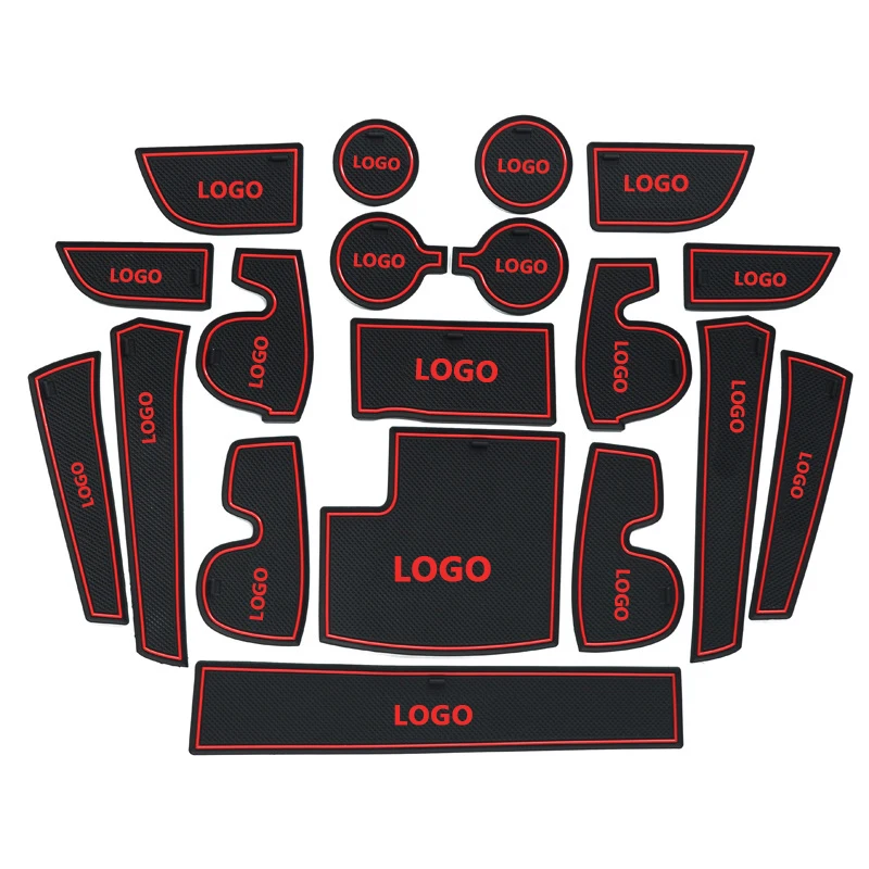 

Anti-Slip Rubber Gate Slot Cup Mat for Hyundai Elantra HD MD AD Sonata YF LF 2007 2008 2010 2014 2015 2016 Accessories Stickers