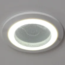 Домашний аудио громкий динамик, в-потолочная акустическая система с светодиодный светильник, 4ohm коаксиальный потолочный динамик, 4 дюйм(ов) 2 way аудио потолочный громкоговоритель