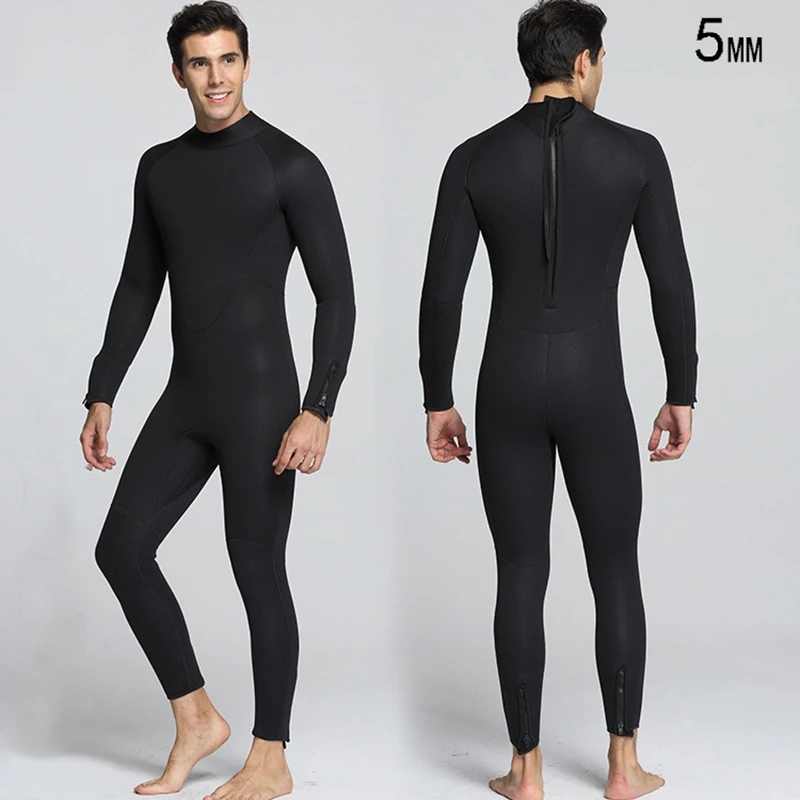 Buy Wetsuit 5MM Long Sleeve Neoprene Mens Onepiece