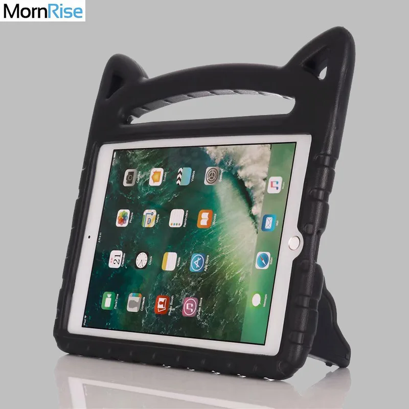 

Drop Shockproof For iPad 9.7 2018 / Air / 6th Generation Case Kids Children Safe EVA Foam Tablet Protective Shell Handle Stand